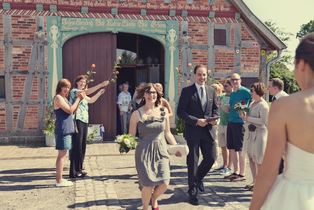 Fotostudio Rocha Studio GbR Osnabrück - Hochzeitsreportage, Standesamt, Trauung, Hochzeit von Isabell und Philipp am Lauenhäger Bauernhaus