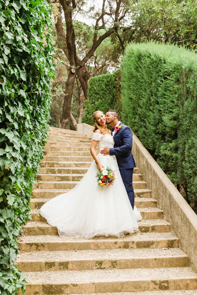 Fotograf Rocha Studio Osnabrück - After Wedding Shoot mit Melissa und Felipe im wunderschönen Parc del Laberint d'Horta in Barcelona