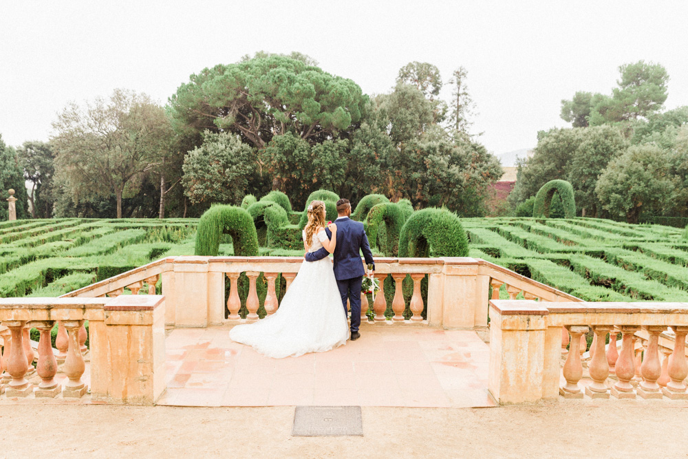 Fotograf Rocha Studio Osnabrück - After Wedding Shoot mit Melissa und Felipe im wunderschönen Parc del Laberint d'Horta in Barcelona