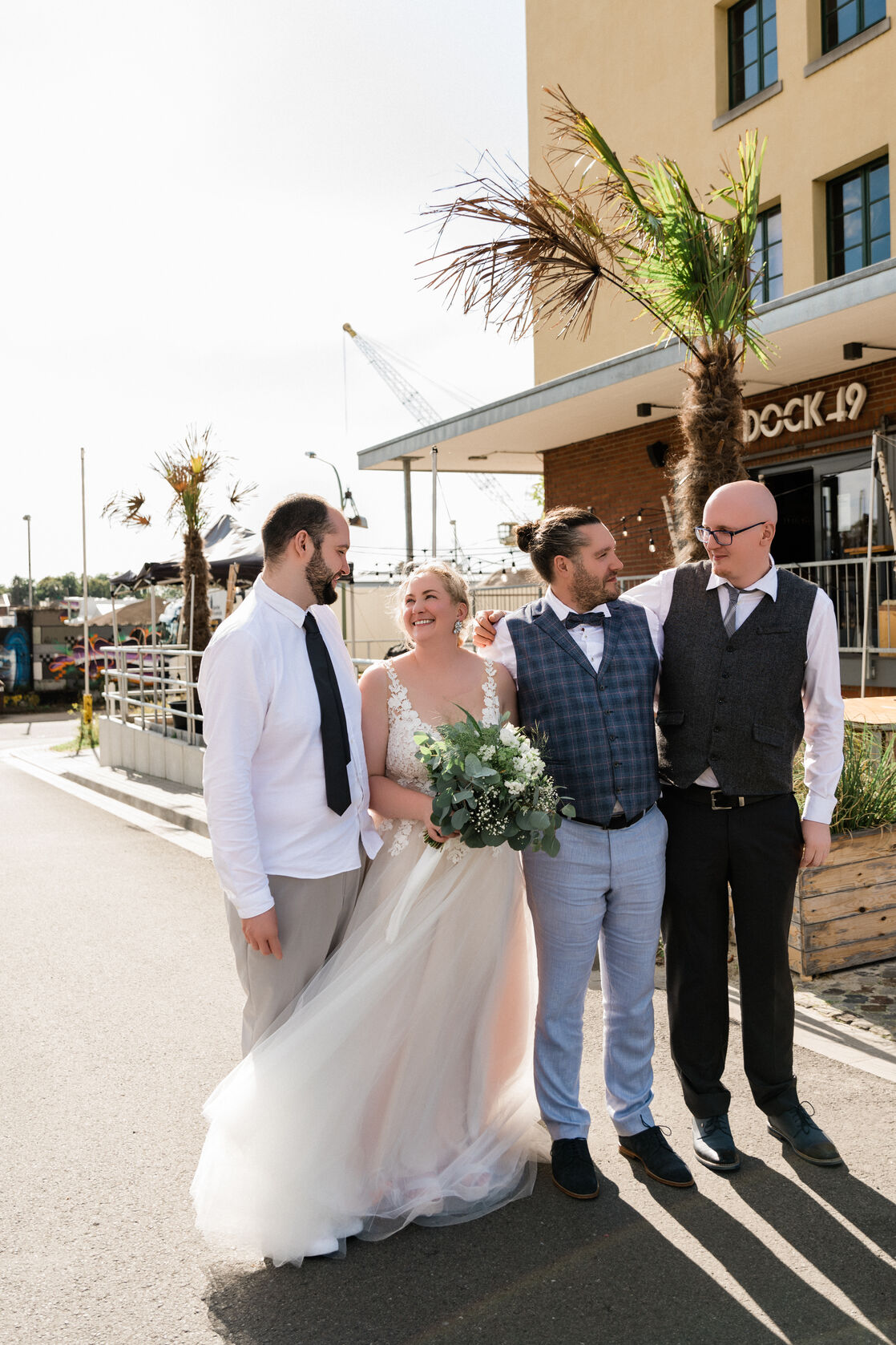 Fotograf Rocha Studio Osnabrück - Hochzeitsreportage Anne & Lars in der Stadtwaage Osnabrück und am Dock49