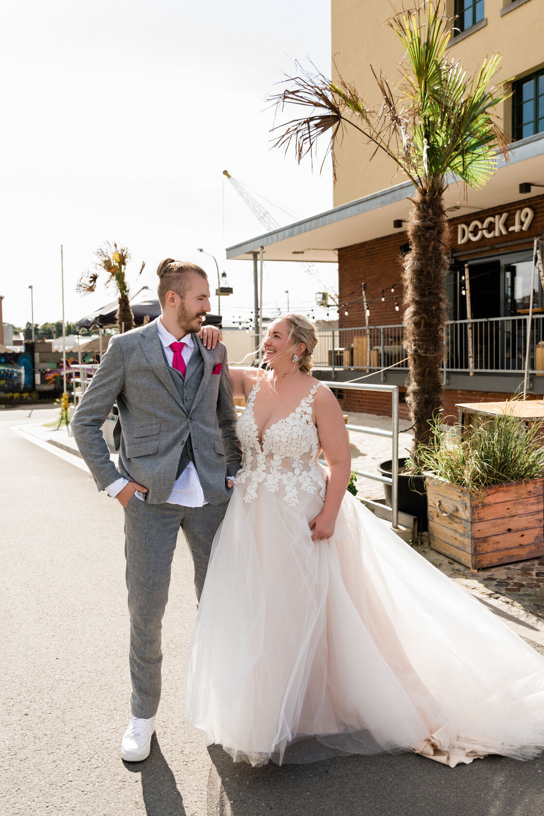 Fotograf Rocha Studio Osnabrück - Hochzeitsreportage Anne & Lars in der Stadtwaage Osnabrück und am Dock49